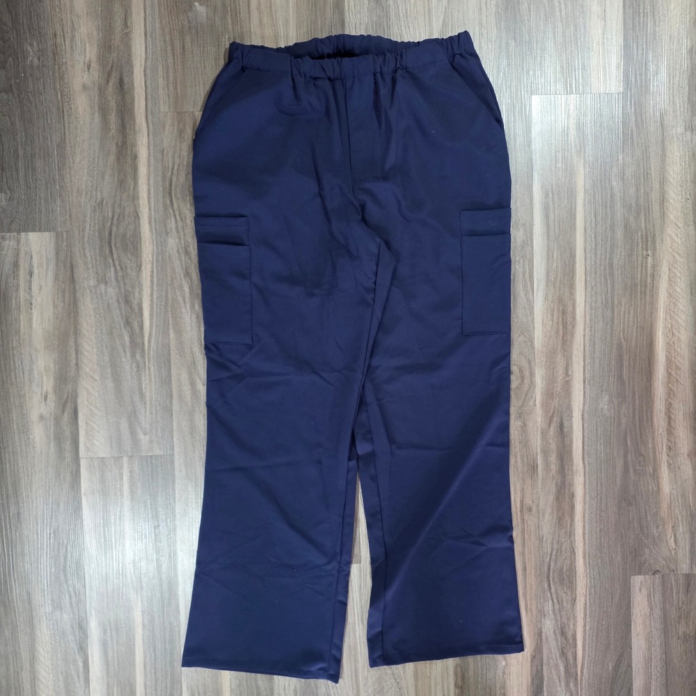 Ave by Medline Navy Blue Cargo Scrub Pants Women's Medium 5800NVYM